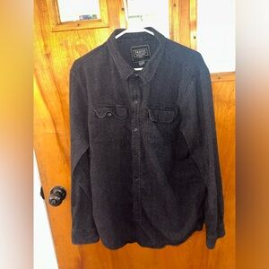 Dravus Zumiez Skate Shop Button Long Sleeve Shirt